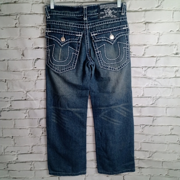 TRUE RELIGION Mens Denim Blue Jeans Size 32 - Picture 2 of 15